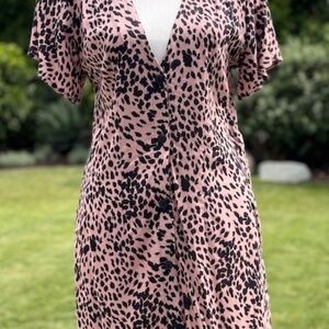 Stillwater animal print mini dress